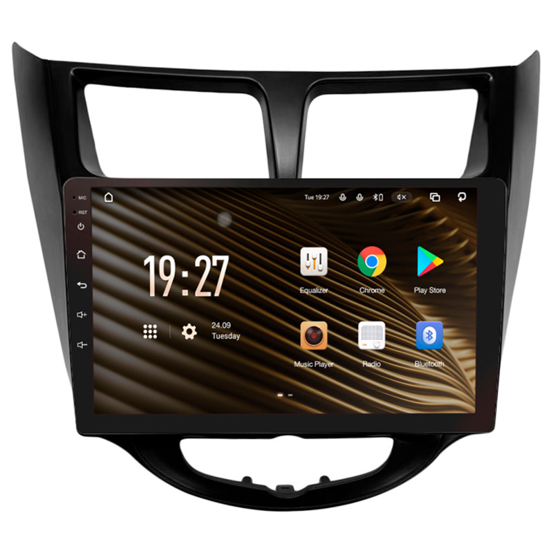 Android head unit SIGMA S9432 ANDROID 10 4+32 Gb 4G DSP Hyundai Solaris 1 2010-2016 Black 9"