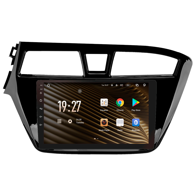 Android head unit SIGMA S9432 ANDROID 10 4+32 Gb 4G DSP Hyundai i20 2 II GB 2014-2018 9"