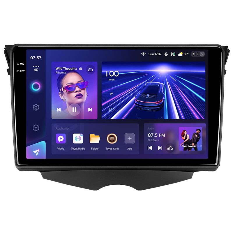 Android head unit Teyes CC3 4+64 Gb Hyundai Veloster FS 2011 - 2017 (A) 9" 2k