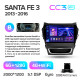 Android head unit Teyes CC3 6+128 Gb Hyundai Santa Fe 3 2013-2016 (B) 9" 2k