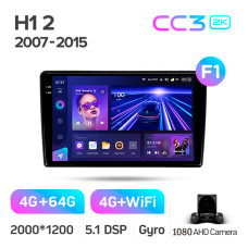 Android head unit Teyes CC3 4+64 Gb Hyundai H1 II 2 TQ 2007-2015 (F1) 9" 2k