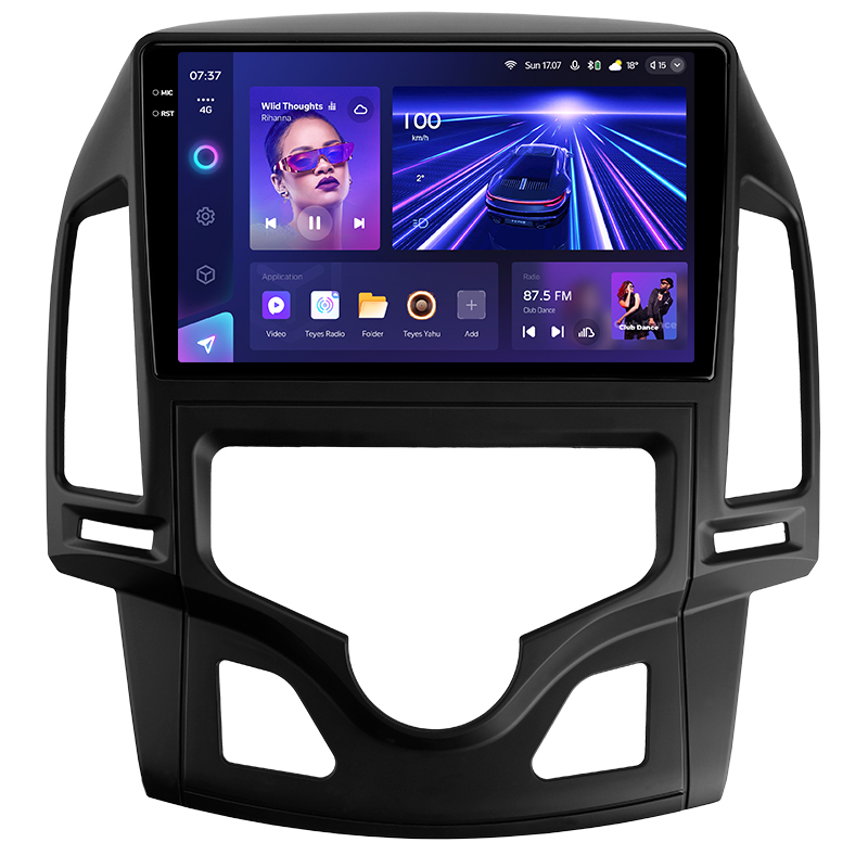 Android head unit Teyes CC3 4+32 Gb Hyundai i30 1 FD 2007-2012 (F2) 9" 2k