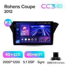 Android head unit Teyes CC3 4+32 Gb Hyundai Rohens Coupe (F3) 2012 9" 2k (L3)