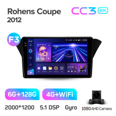 Android head unit Teyes CC3 6+128 Gb Hyundai Rohens Coupe (F3) 2012 9" 2k (L3)