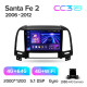 Android head unit Teyes CC3 4+64 Gb Hyundai Santa Fe 2 2006-2012 9" 2k