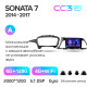 Android head unit Teyes CC3 6+128 Gb with 360° surround view° Hyundai Sonata 7 LF 2014-2017 (A) 9" 2k