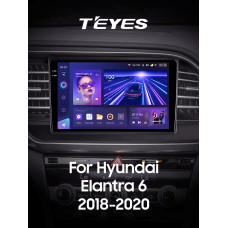 Android head unit Teyes CC3 4+32 Gb Hyundai Elantra 6 2018-2020 (B) 9" 2k