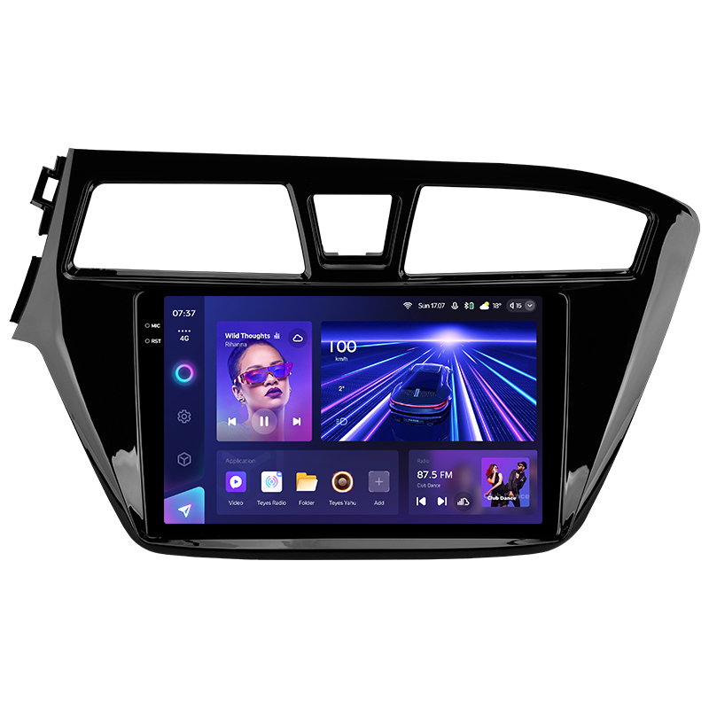 Android head unit Teyes CC3 6+128 Gb Hyundai i20 2 II GB 2014-2018 9" 2k