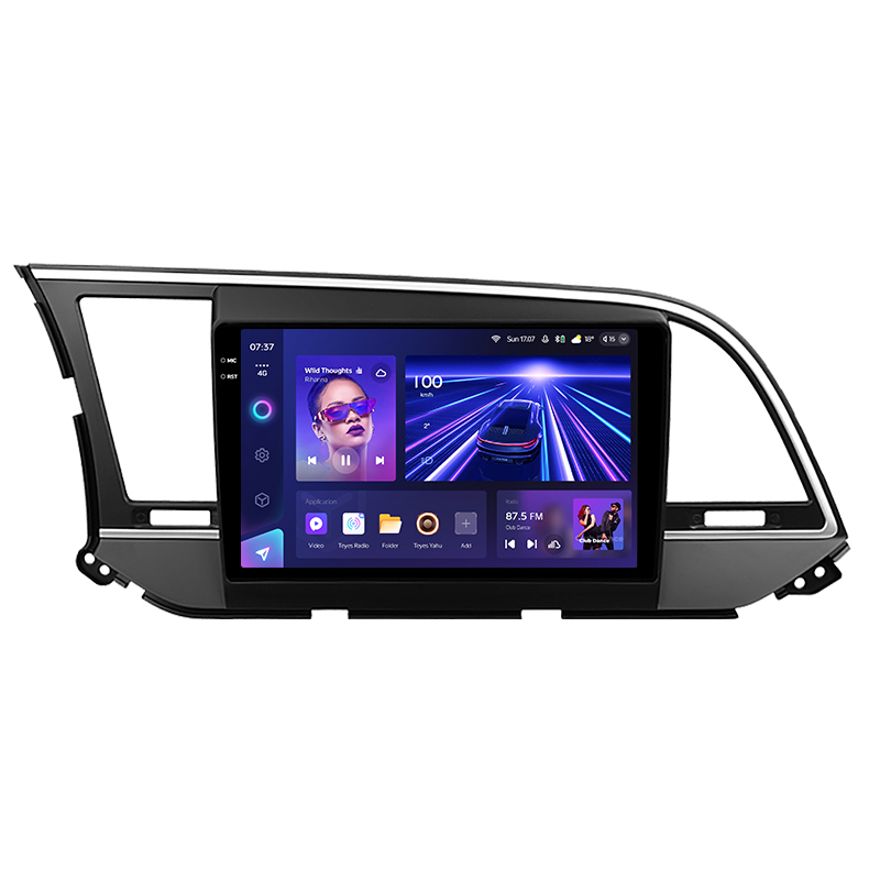 Android head unit Teyes CC3 6+128 Gb with 360° surround view° Hyundai Elantra 6 2016-2018 (B) 9" 2k