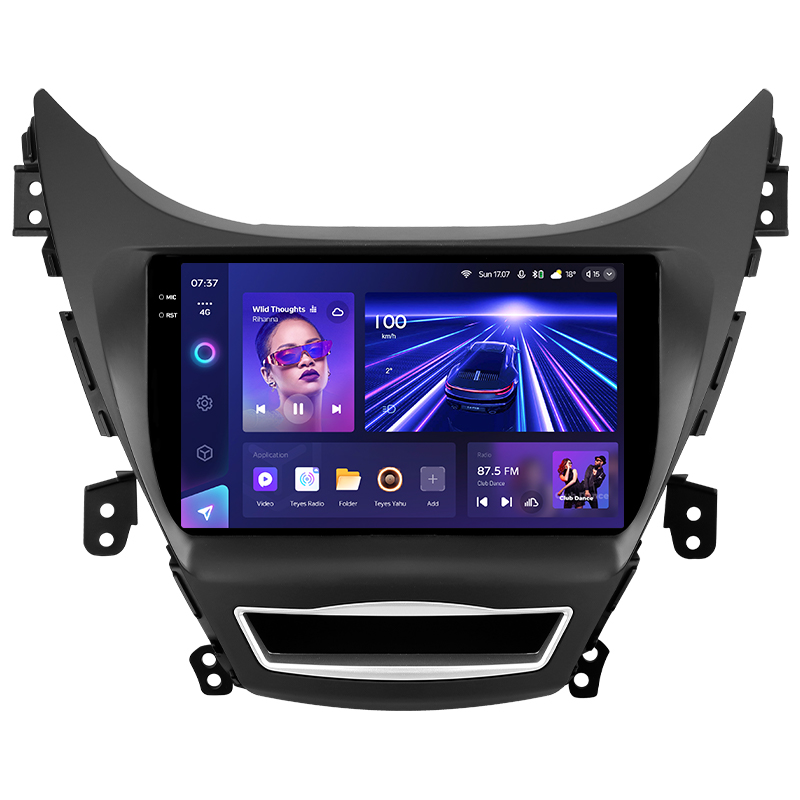 Android head unit Teyes CC3 6+128 Gb with 360° surround view° Hyundai Elantra 5 JK GD MD UD 2010-2016 (F1) 9" 2k