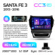 Android head unit Teyes CC3 4+64 Gb Hyundai Santa Fe 3 2013-2016 (B) 9" 2k