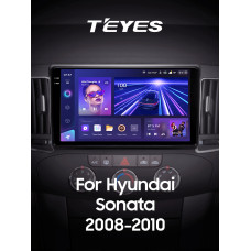 Android head unit Teyes CC3 6+128 Gb Hyundai Sonata NF 2008-2010 (F1) 9" 2k