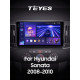 Android head unit Teyes CC3 6+128 Gb Hyundai Sonata NF 2008-2010 (F1) 9" 2k