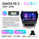 Android head unit Teyes CC3 6+128 Gb Hyundai Santa Fe 3 2013-2016 (C) 9" 2k (L1)