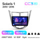 Android head unit Teyes CC3 6+128 Gb with 360° surround view° Hyundai Solaris 1 2010-2016 9" 2k