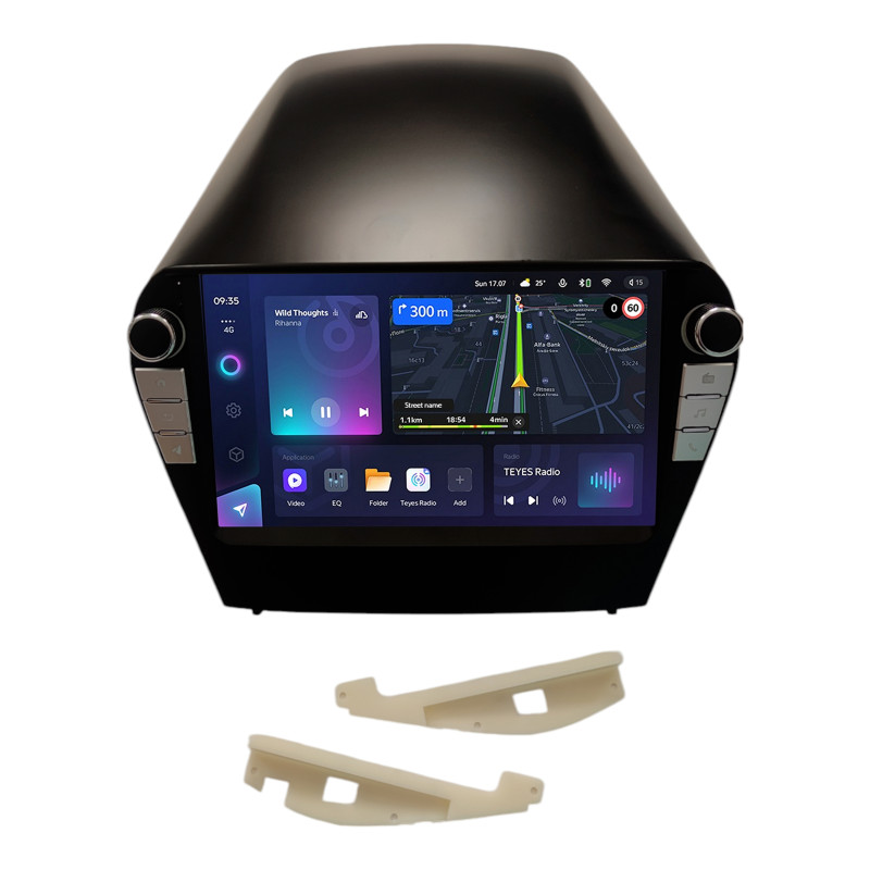 Android head unit Teyes CC3L 4+32 Gb Hyundai IX35 TUCSON 2010-2015 Black 9" (L1)
