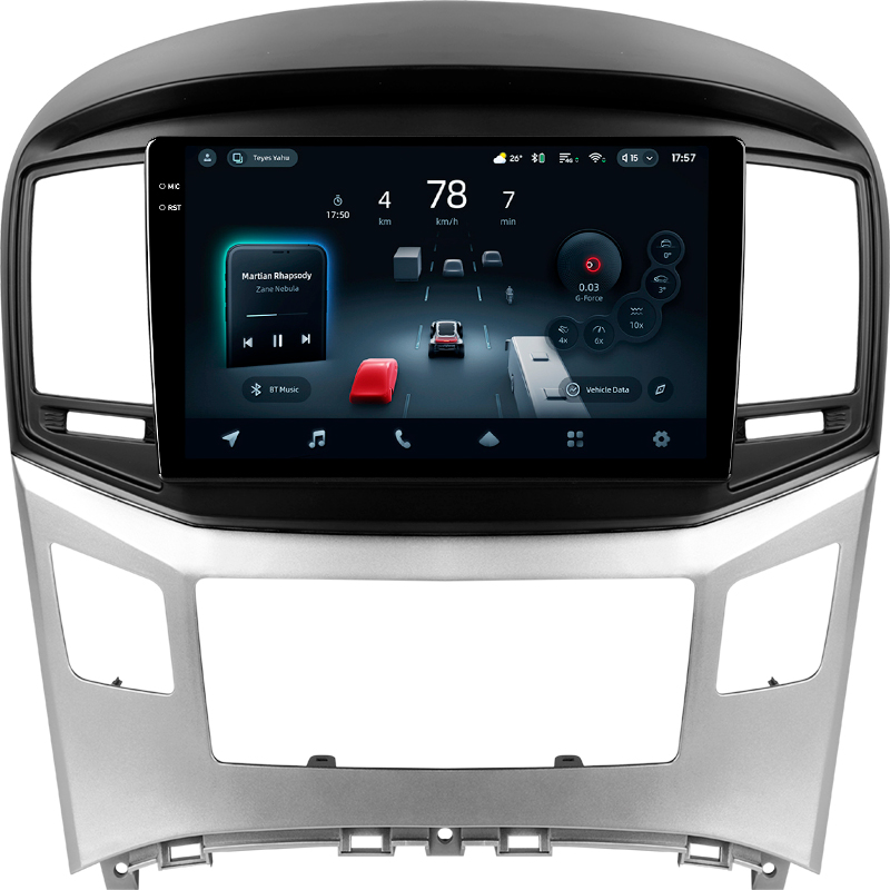 Android head unit Teyes CC4 Pro 8+128 Gb Hyundai H1 II 2 TQ 2015-2021 (F2) 9" 2k