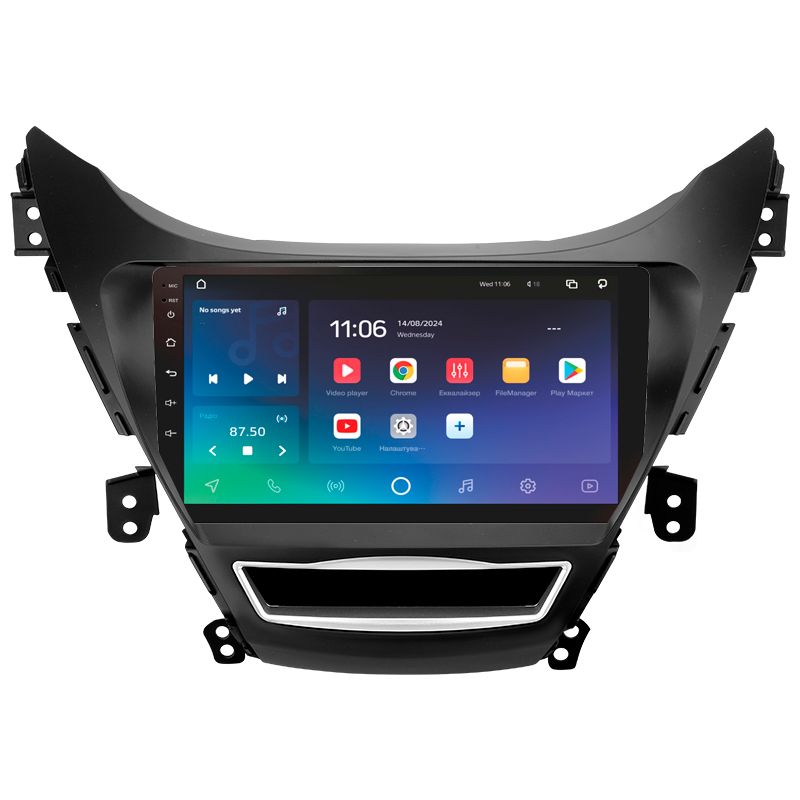 Android head unit SIGMA X9432 ANDROID 10 4+32 Gb 4G DSP Hyundai Elantra 5 JK GD MD UD 2010-2016 (F1) 9"