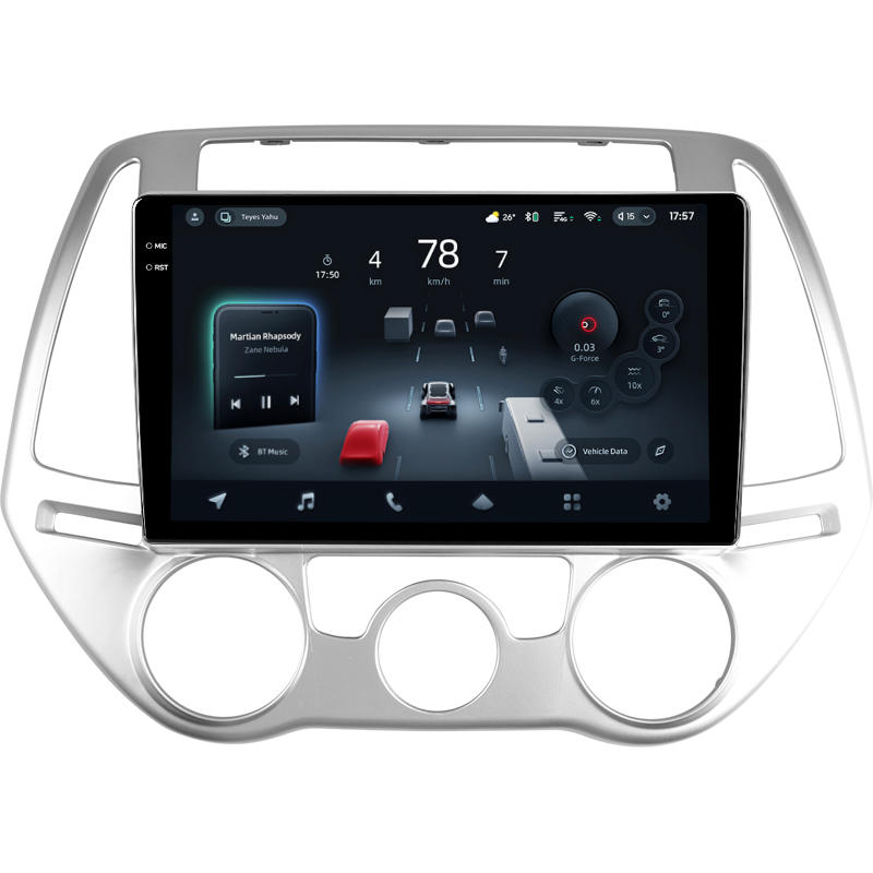 Android head unit Teyes CC4 Pro 8+128 Gb Hyundai i20 2 2012-2014 9" 2k