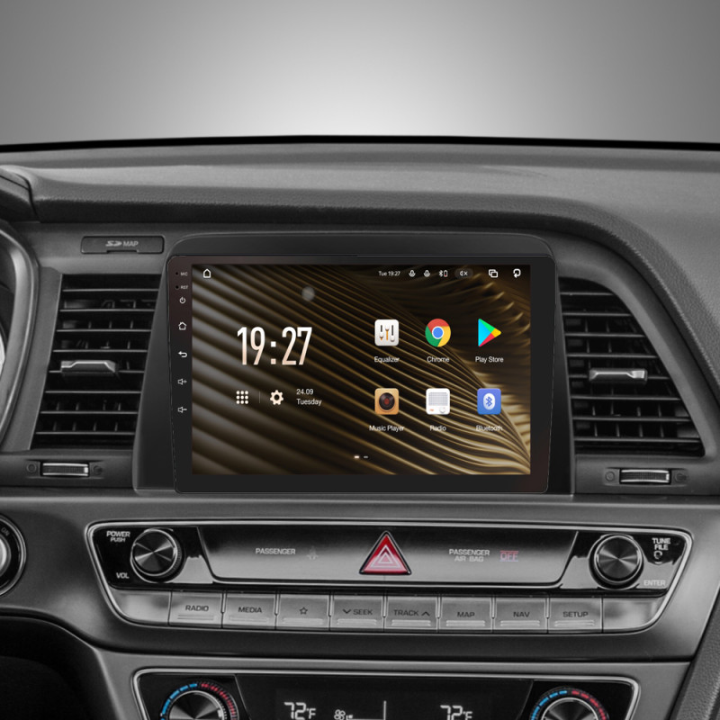 Android head unit SIGMA S9432 ANDROID 10 4+32 Gb 4G DSP Hyundai Sonata 7 LF 2017-2019 9"