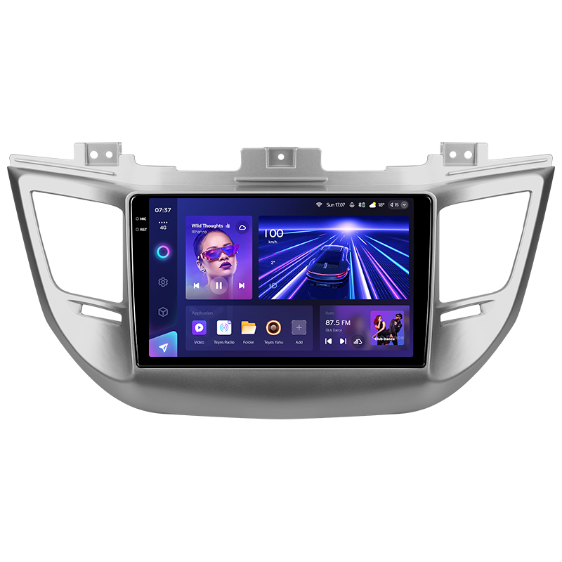 Android head unit Teyes CC3 6+128 Gb with 360° surround view° Hyundai Tucson 3 2015-2018 (A) 9" 2k