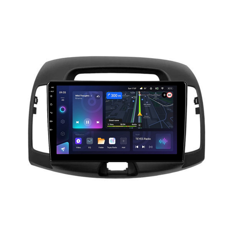 Android head unit Teyes CC3L 4+32 Gb Hyundai Elantra 4 HD 2006-2012 no air 9"