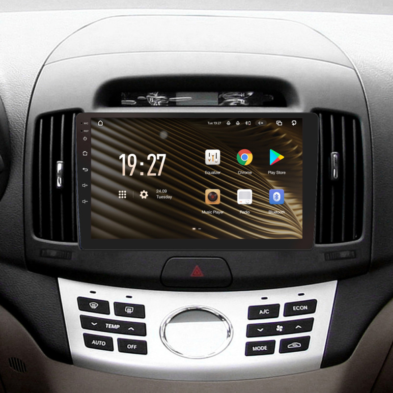 Android head unit SIGMA S9432 ANDROID 10 4+32 Gb 4G DSP Hyundai Elantra 4 HD 2006-2012 9"