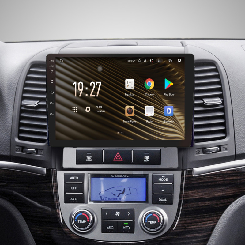 Android head unit SIGMA S9432 ANDROID 10 4+32 Gb 4G DSP Hyundai Santa Fe 2 2006-2012 9"