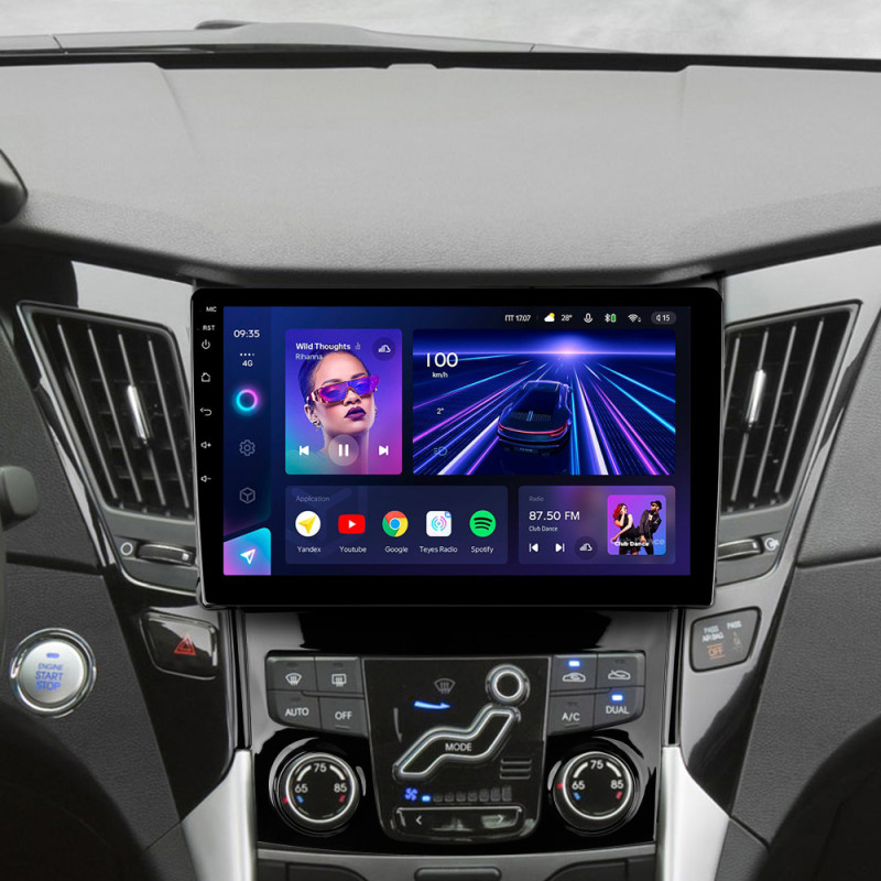 Android head unit Teyes CC3 4+32 Gb Hyundai Sonata 6 YF 2009-2014 (A) 9"