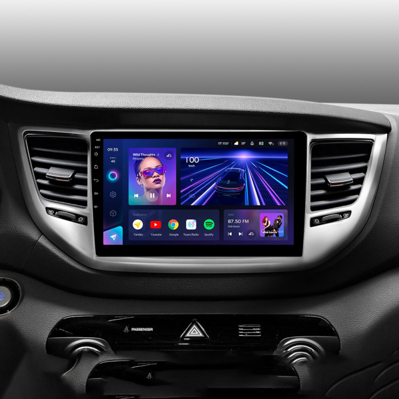 Android head unit Teyes CC3 4+32 Gb Hyundai Tucson 3 2015-2018 (B) 9"