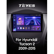 Android head unit Teyes CC3 4+32 Gb Hyundai Tucson 2 LM IX35 2009-2015 (AB) 9" 2k