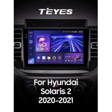 Android head unit Teyes CC3 4+32 Gb Hyundai Solaris 2 II 2020-2021 9" 2k