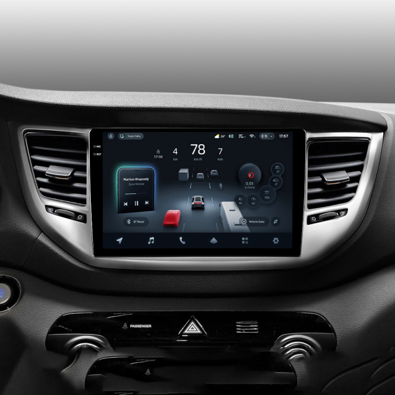 Android head unit Teyes CC4 Pro 8+128 Gb Hyundai Tucson 3 2015-2018 (A) 9" 2k