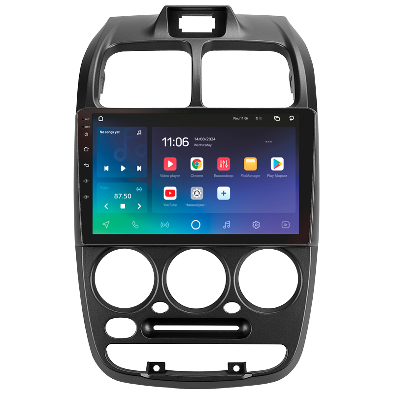 Android head unit SIGMA X9432 ANDROID 10 4+32 Gb 4G DSP Hyundai Accent II 2 LC2 (F1) 1999-2012 9"