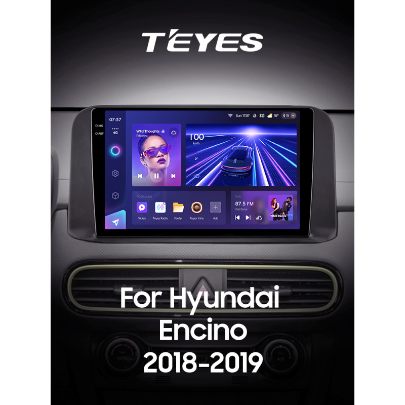 Android head unit Teyes CC3 6+128 Gb Hyundai Encino 2018-2019 10" 2k