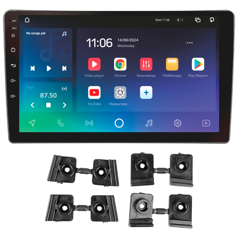 Android head unit SIGMA X9432 ANDROID 10 4+32 Gb 4G DSP Hyundai i40 2011-2019 9"
