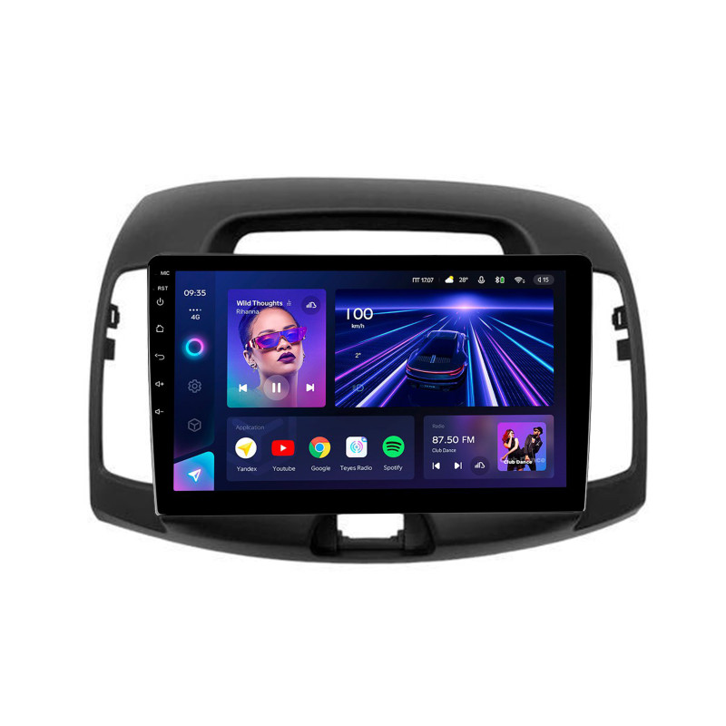 Android head unit Teyes CC3 4+32 Gb Hyundai Elantra 4 HD 2006-2012 no air 9"