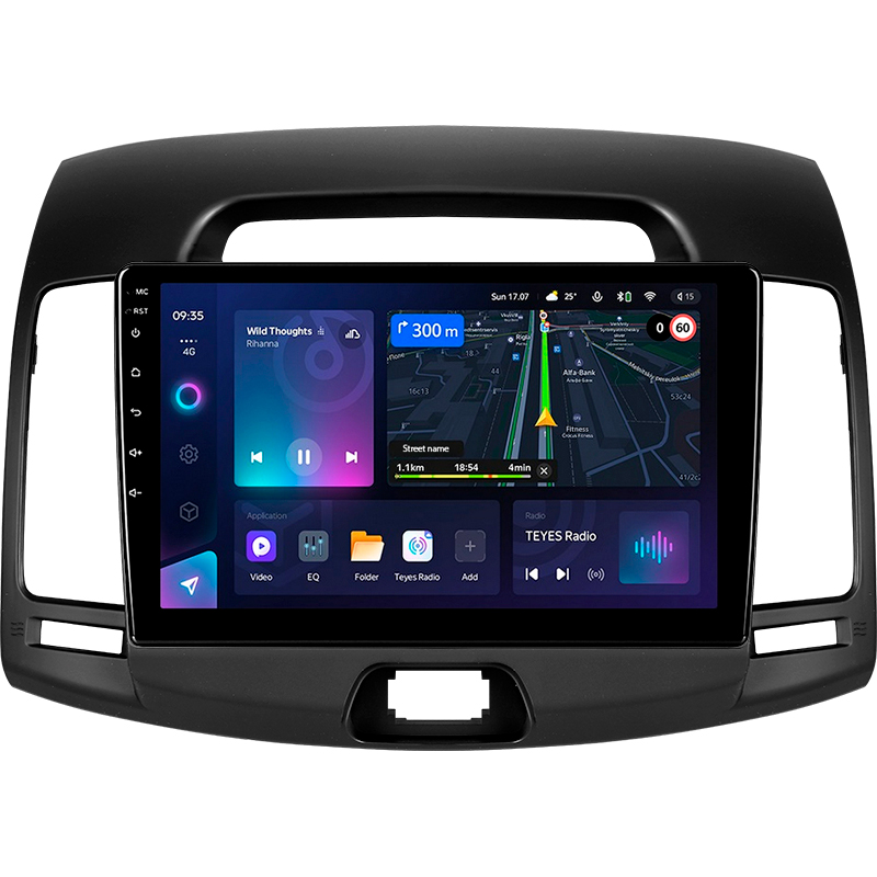 Android head unit Teyes CC3L 4+32 Gb Hyundai Elantra 4 HD 2006-2012 9"