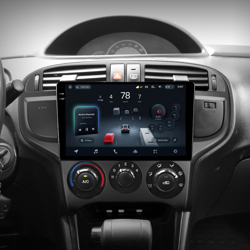 Android head unit Teyes CC4 Pro 8+128 Gb Hyundai Matrix 2001 - 2010 9" 2k