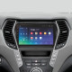 Android head unit SIGMA X9464 ANDROID 10 4+64 Gb 4G DSP Hyundai Santa Fe 3 2013-2016 (C) 9" (L1)