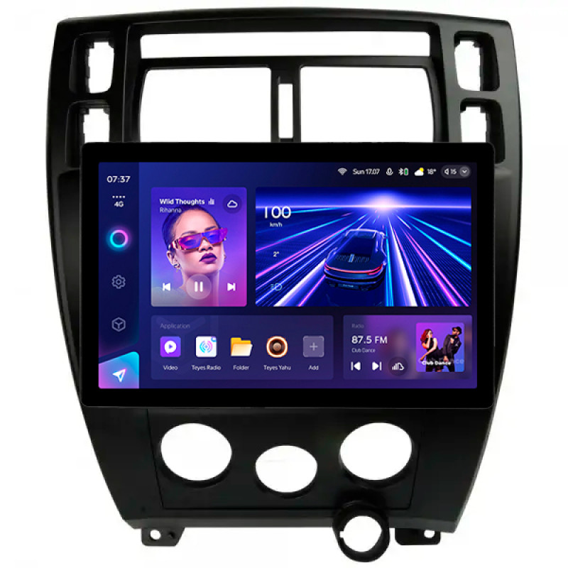 Android head unit Teyes CC3 4+32 Gb Hyundai Tucson 1 2004-2009 Black 11" 2k