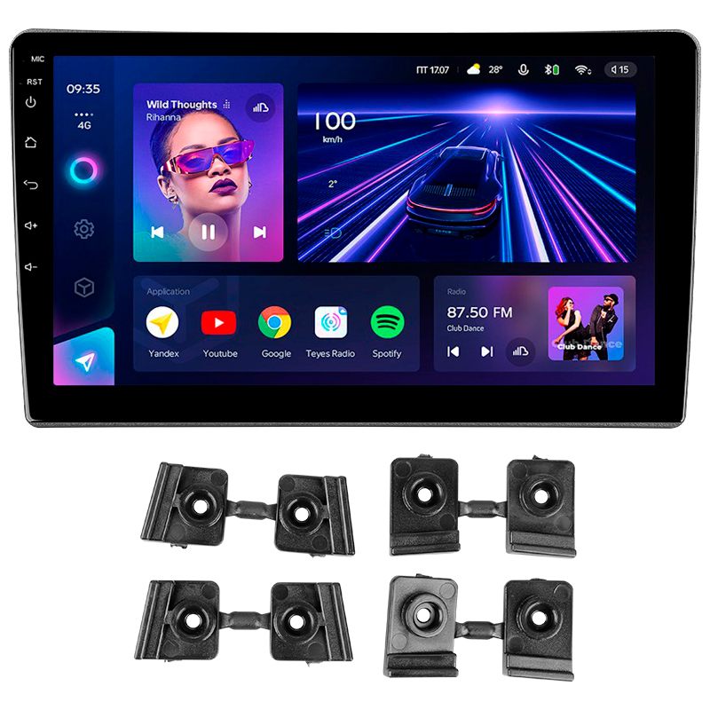 Android head unit Teyes CC3 4+32 Gb Hyundai i40 2011-2019 9"