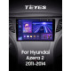 Android head unit Teyes CC3 6+128 Gb Hyundai Azera 2 II 2011-2014 9" 2k (L2)