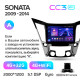 Android head unit Teyes CC3 4+32 Gb Hyundai Sonata 6 YF 2009-2014 (A) 9" 2k