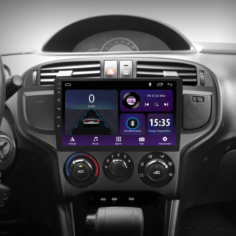 Android head unit SIGMA E9232 ANDROID 10 2+32 Gb Hyundai Matrix 2001 - 2010 9"