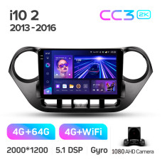 Android head unit Teyes CC3 4+64 Gb Hyundai i10 2013-2016 9" 2k (L1)