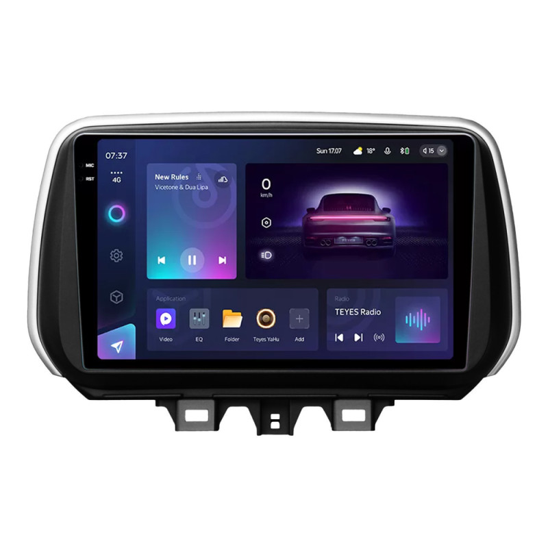Magnetófono de fábrica Teyes CC3 4+64 GB Hyundai Santa Fe 4 (ZYJ) (1 DIN) 2018-2020 10