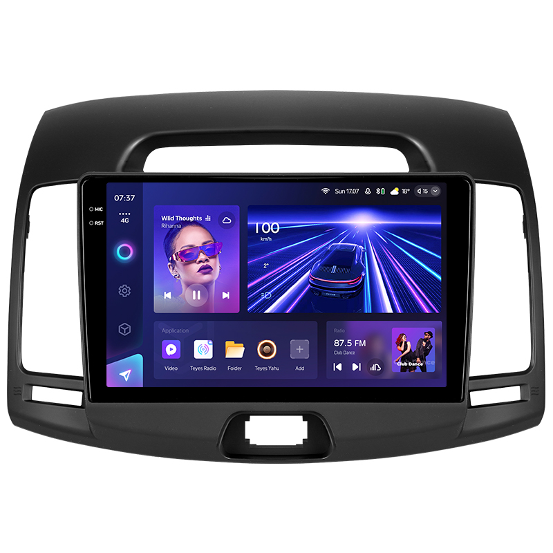 Android head unit Teyes CC3 6+128 Gb Hyundai Elantra 4 HD 2006-2012 9" 2k