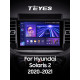 Android head unit Teyes CC3 6+128 Gb with 360° surround view° Hyundai Solaris 2 II 2020-2021 9" 2k