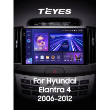 Android head unit Teyes CC3 6+128 Gb with 360° surround view° Hyundai Elantra 4 HD 2006-2012 9" 2k
